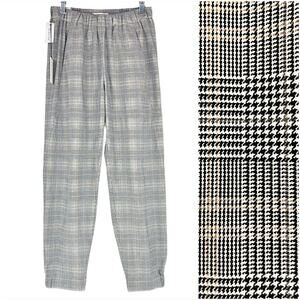 ARITZIA BABATON NWT Dexter Mid-Rise Pull-On Trouser Joggers in Glencheck Size XS